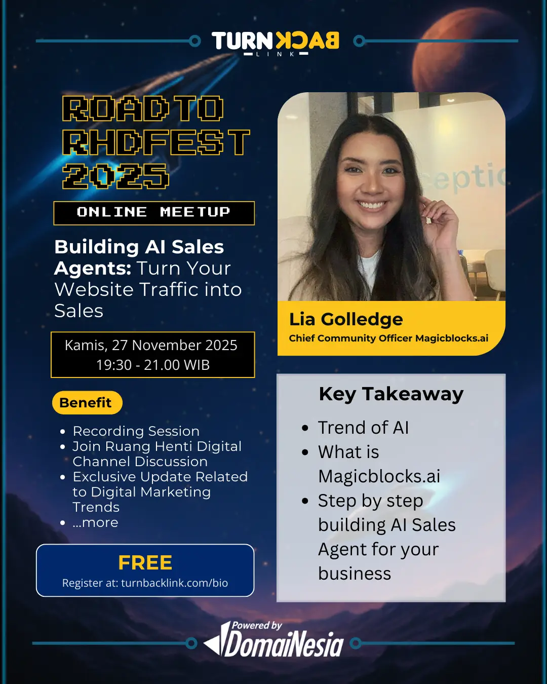 Build Sales Agent AI with Magic Blocks